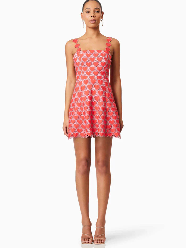 Heartthrob Mini Dress In Red 2