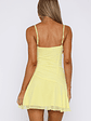 I Picked You Mini Dress Lemon - thumbnail 4