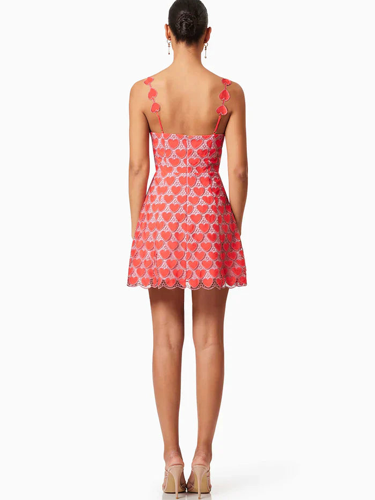 Heartthrob Mini Dress In Red 5