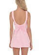 High Neck Back Bow Dress in Pink - thumbnail 1