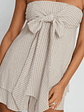 Jetsetter Strapless Playsuit Beige Stripe - thumbnail 5