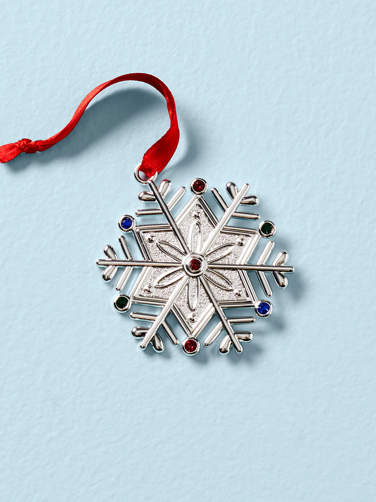 Jeweled Snowflake Ornament 1