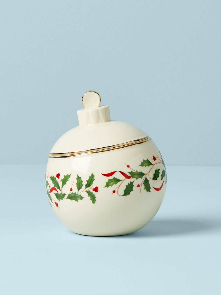 Holiday Ornament Candy Jar 2