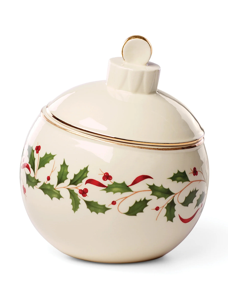 Holiday Ornament Candy Jar 4