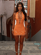 India Mini Dress Tangerine - thumbnail 3
