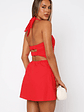 It's Up To Me Halter Mini Dress Red - thumbnail 4