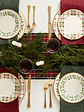 Holiday Plaid Dinner Plates, Set of 4 - thumbnail 2