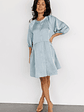Janice Button Dress | Blue - thumbnail 1