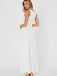 Ibis Pleat Detail Maxi Dress Off White - thumbnail 2