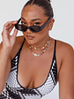 Janis Cat-eye Acetate Sunglasses Black - thumbnail 1
