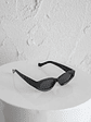 Janis Cat-eye Acetate Sunglasses Black - thumbnail 3