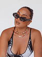 Janis Cat-eye Acetate Sunglasses Black - thumbnail 5