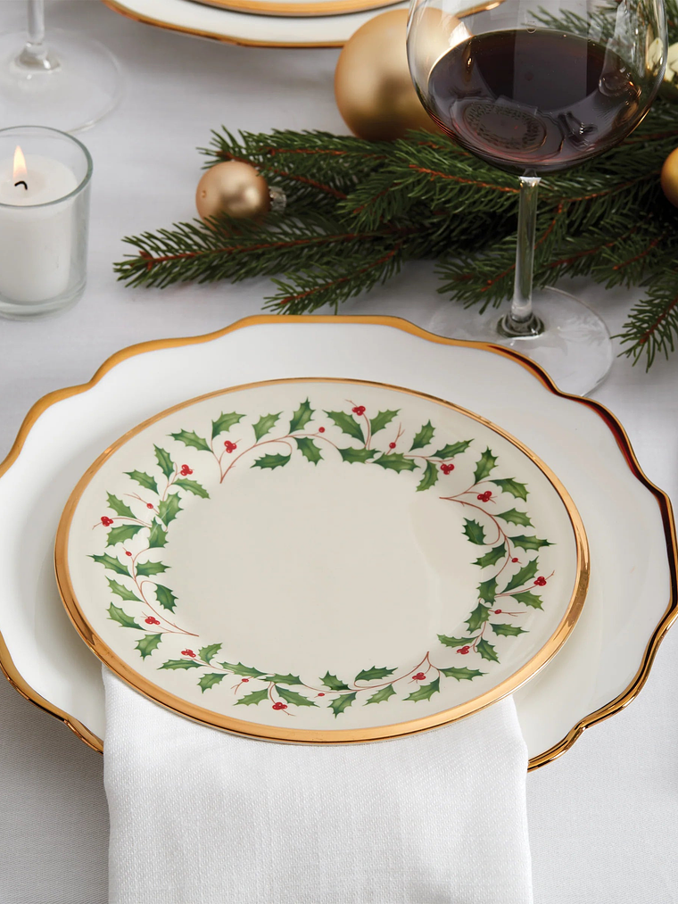 Holiday Salad Plate 7