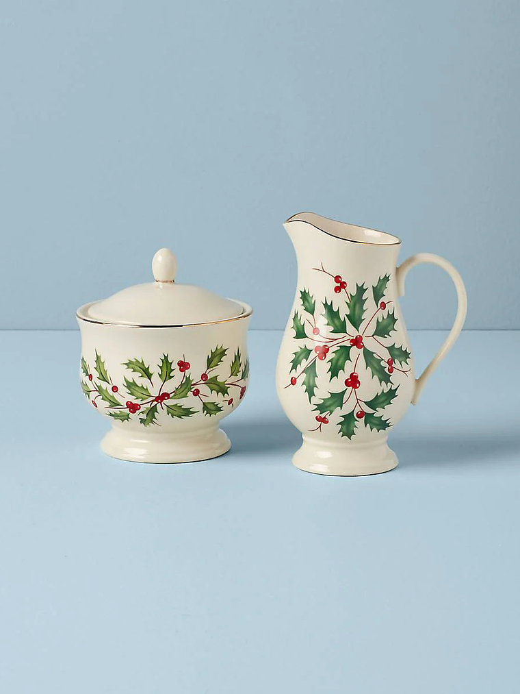 Holiday Sugar & Creamer Set 2