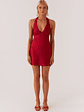 Heavy Hearted Mini Dress - Red - thumbnail 3