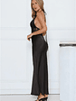 Ibiza Twilight Satin Lace Maxi Dress - thumbnail 2