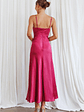 Infinity Pintuck Bust Midi Dress Fuchsia - thumbnail 2