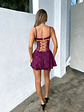 Jase Mini Dress Plum - thumbnail 4