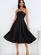 Ink Love Strapless Midi Dress - thumbnail 1