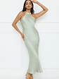 Icon Status Satin Maxi Dress - thumbnail 1