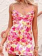 Honey Yellow Floral Pop Mini Dress - thumbnail 7
