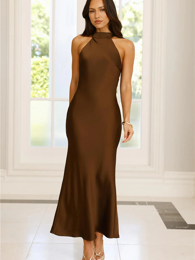Icon Status Satin Maxi Dress 2