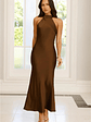 Icon Status Satin Maxi Dress - thumbnail 2