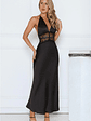 Ibiza Twilight Satin Lace Maxi Dress - thumbnail 10