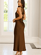 Icon Status Satin Maxi Dress - thumbnail 3