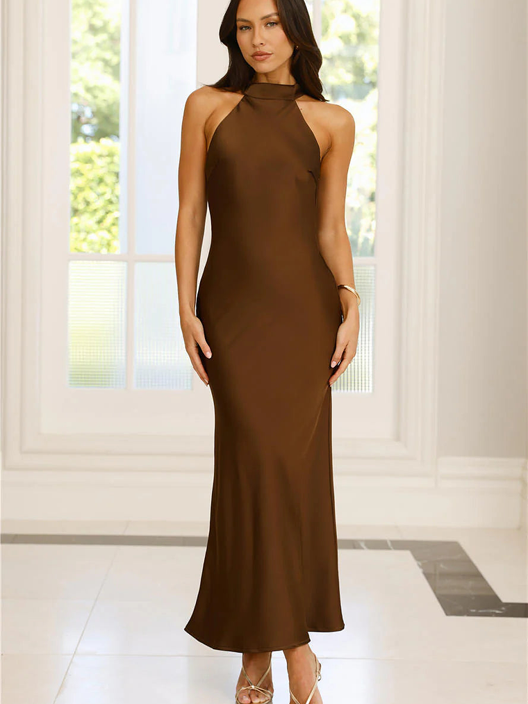 Icon Status Satin Maxi Dress 4