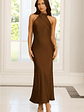 Icon Status Satin Maxi Dress - thumbnail 4