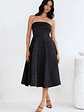 Ink Love Strapless Midi Dress - thumbnail 4