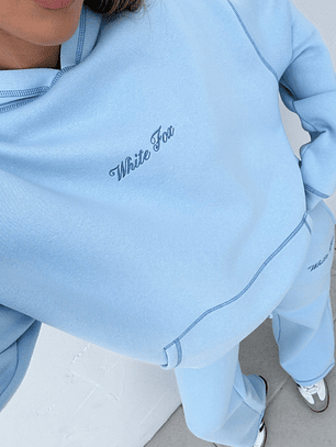 Instant Attraction Oversized Hoodie Baby Blue