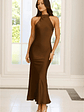 Icon Status Satin Maxi Dress - thumbnail 5