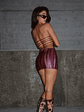Jinx Mini Dress Burgundy - thumbnail 4