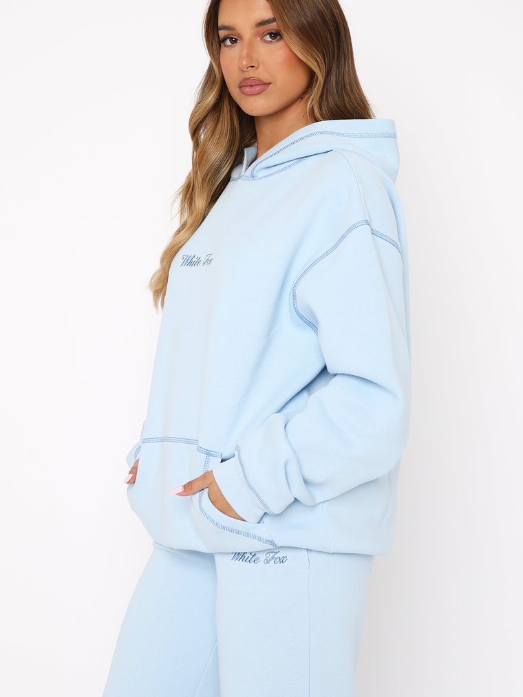 Instant Attraction Oversized Hoodie Baby Blue 3