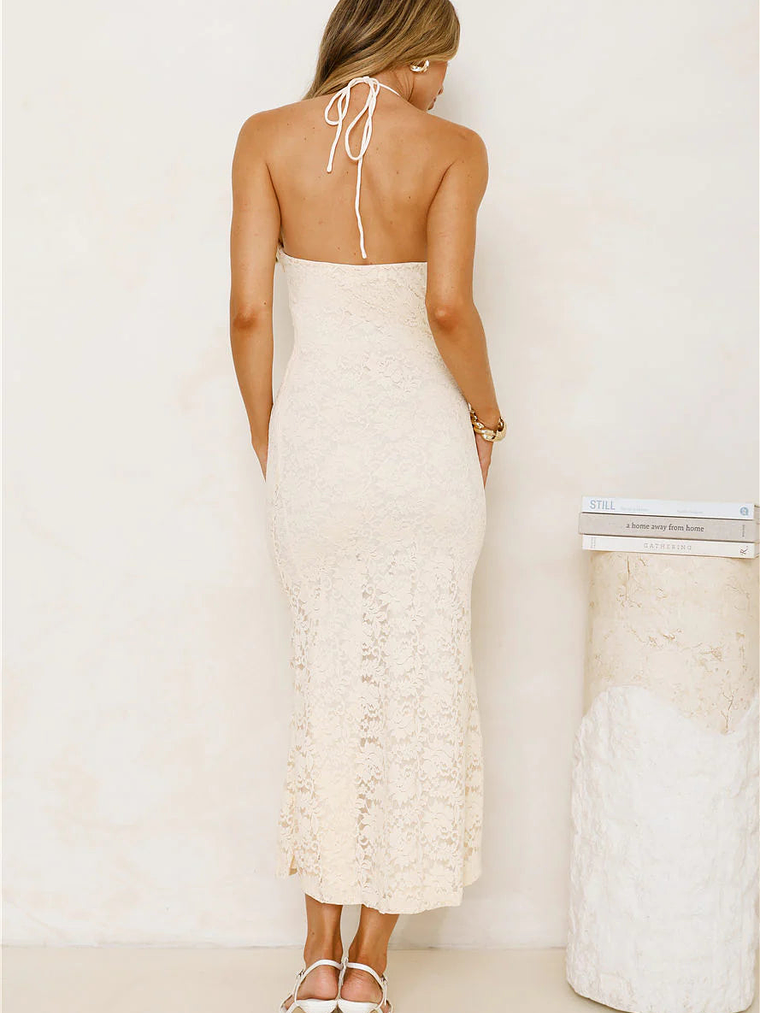 Iconic In Style Lace Midi Dress 6