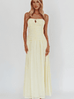 High Streets Strapless Maxi Dress Butter - thumbnail 4