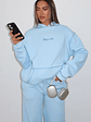 Instant Attraction Oversized Hoodie Baby Blue - thumbnail 5