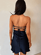 Hope Strapless Mini Dress - Navy - thumbnail 6