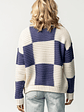 Jayda Sweater | Cream + Blue - thumbnail 4