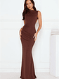Investment Piece Maxi Dress Brown - thumbnail 2
