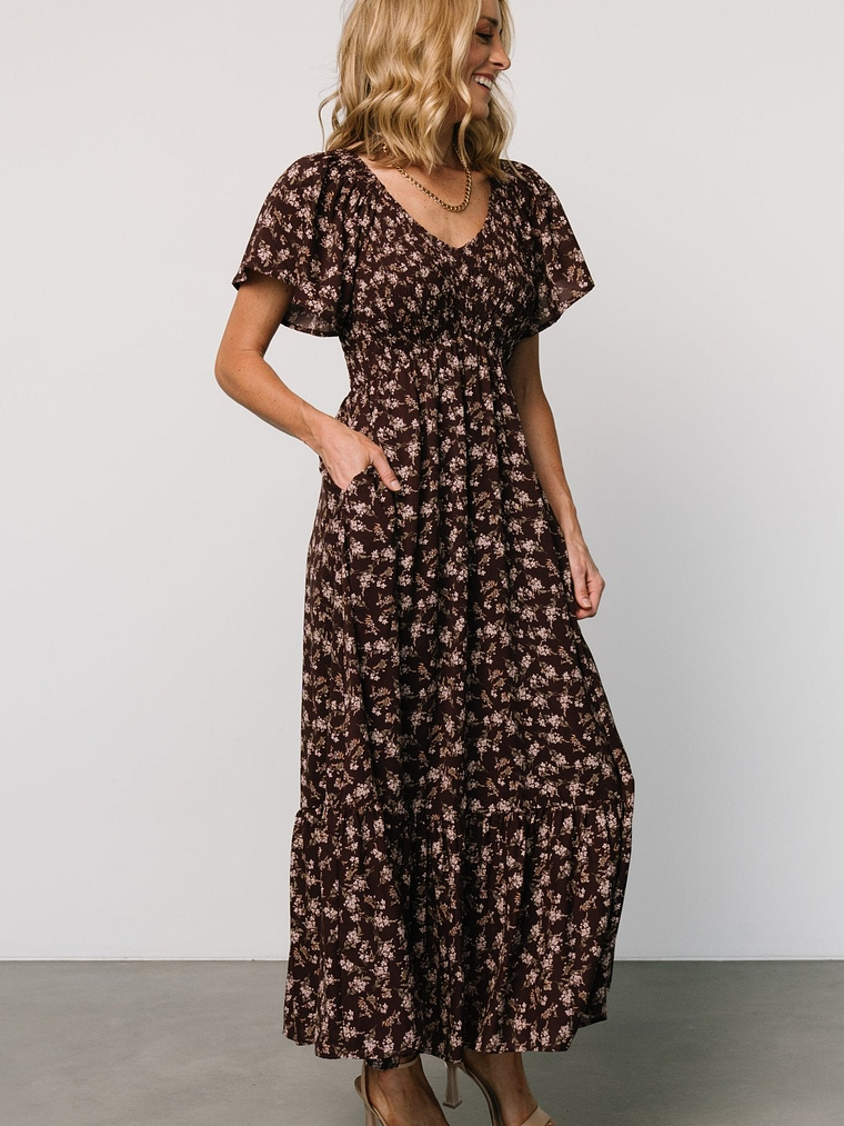 Joanie Smocked Dress | Clove Floral 3