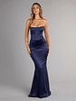 Jayden Satin Strapless Corset Mermaid Formal Dress - thumbnail 4