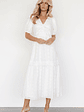 Jackie Eyelet Maxi Dress | Off White - thumbnail 1