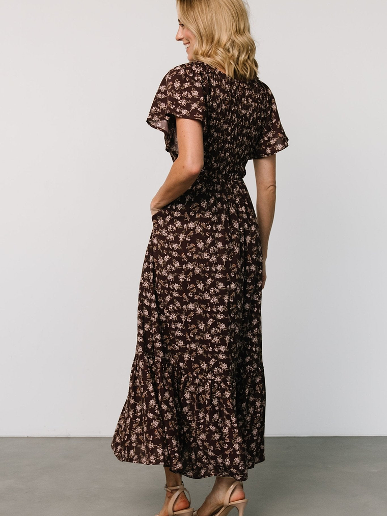 Joanie Smocked Dress | Clove Floral 4