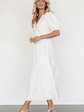 Jackie Eyelet Maxi Dress | Off White - thumbnail 3