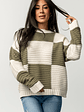 Jayda Sweater | Cream + Olive - thumbnail 6