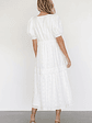 Jackie Eyelet Maxi Dress | Off White - thumbnail 4