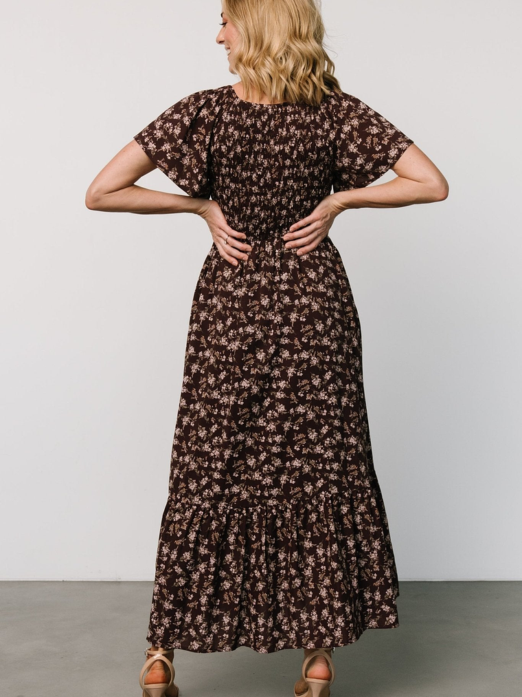 Joanie Smocked Dress | Clove Floral 6